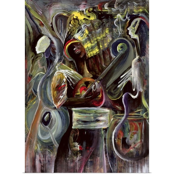 Great BIG Canvas | Rolled Ikahl Beckford Poster Print entitled Pearl Jam
