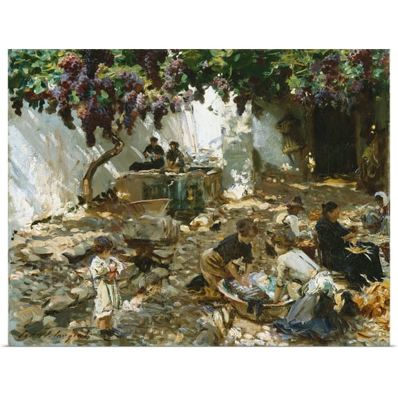 Great BIG Canvas | Rolled John Singer (1856-1925) Sargent Poster Print entitled Women at Work