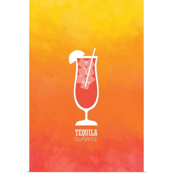 Great BIG Canvas | Rolled Kate Lillyson Poster Print entitled Tequila Sunrise
