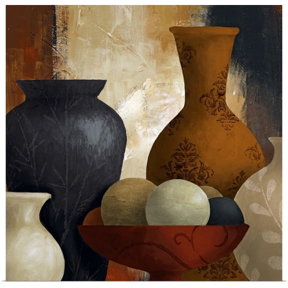 Great BIG Canvas | Rolled Lanie Loreth Poster Print entitled Spiced Vessels I