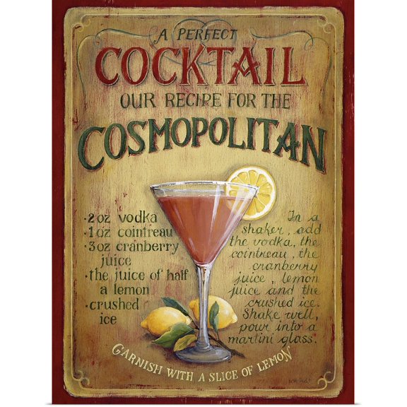 Great BIG Canvas | Rolled Lisa Audit Poster Print entitled Cosmopolitan