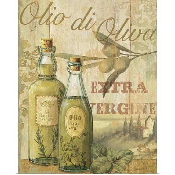 Great BIG Canvas | Rolled Lisa Audit Poster Print entitled Olio di Oliva I