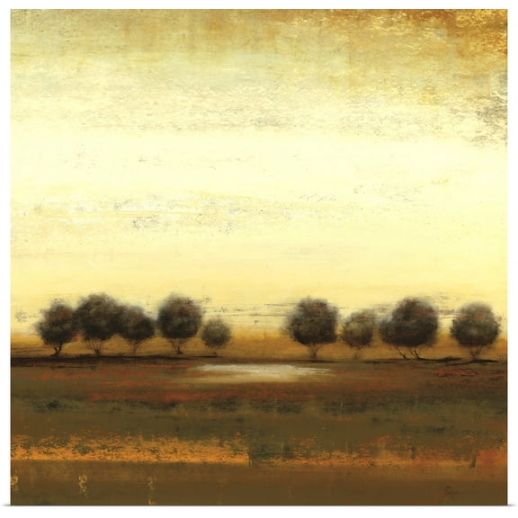 Great BIG Canvas | Rolled Lisa Ridgers Poster Print entitled Rusted Treeline