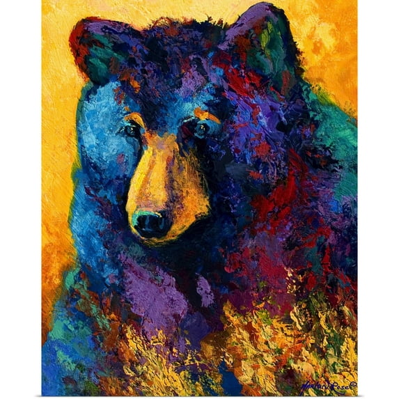 Great BIG Canvas | Rolled Marion Rose Poster Print entitled Bear Pause