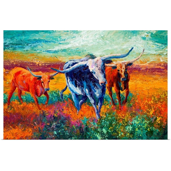 Great BIG Canvas | Rolled Marion Rose Poster Print entitled When the Cows Come Home