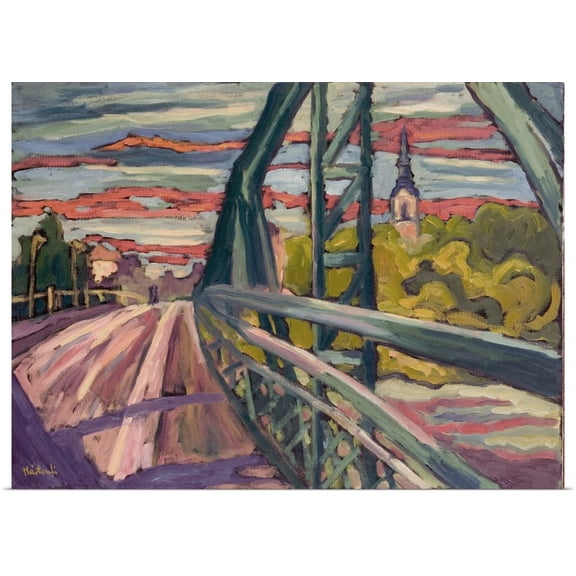 Great BIG Canvas | Rolled Marta Martonfi Benke Poster Print entitled Road to my Town, 2004