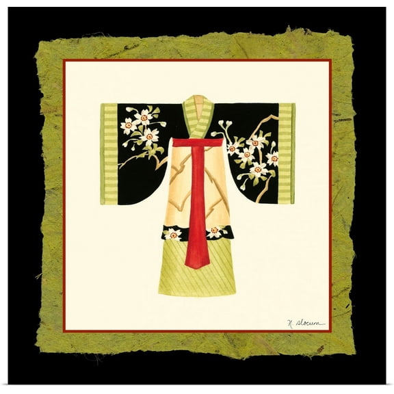 Great BIG Canvas | Rolled Nancy Slocum Poster Print entitled Kimono IV