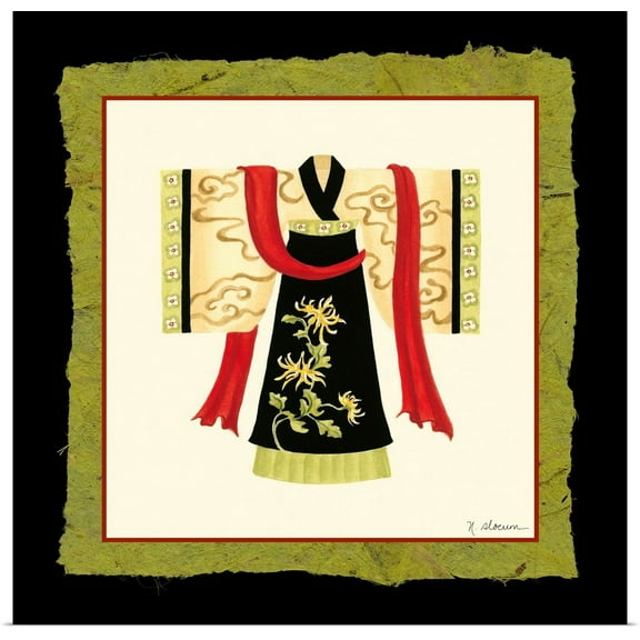 Great BIG Canvas | Rolled Nancy Slocum Poster Print entitled Kimono I