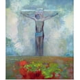 thumbnail image 1 of Great BIG Canvas | Rolled Odilon (1840-1916) Redon Poster Print entitled The Crucifixion, c.1910, 1 of 4
