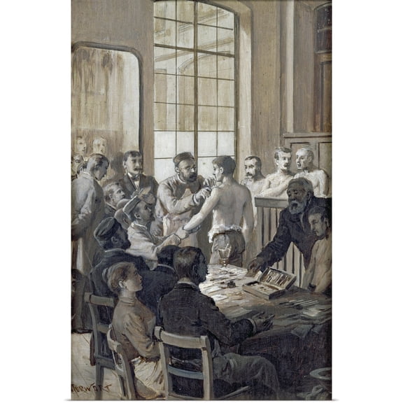 Great BIG Canvas | Rolled Paul (1855-1902) Merwart Poster Print entitled The Vaccination