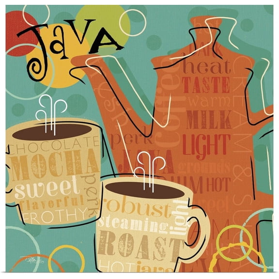 Great BIG Canvas | Rolled Pela Studio Poster Print entitled Funky Brew IV