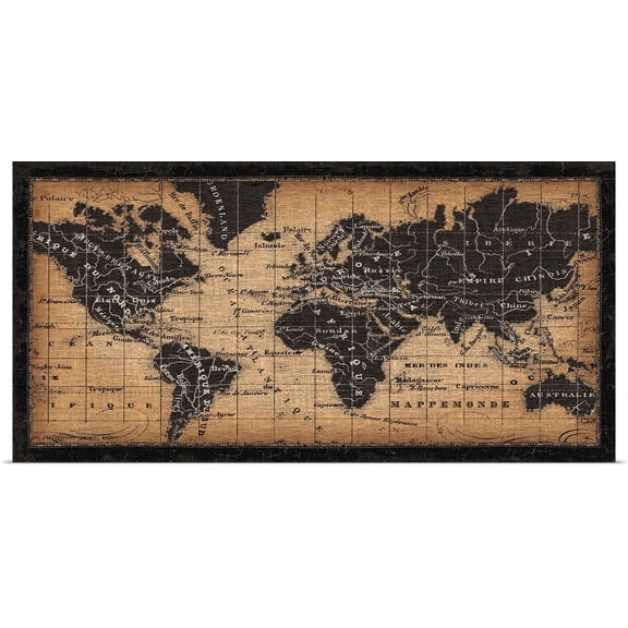 Great BIG Canvas | Rolled Pela Studio Poster Print entitled Old World Map