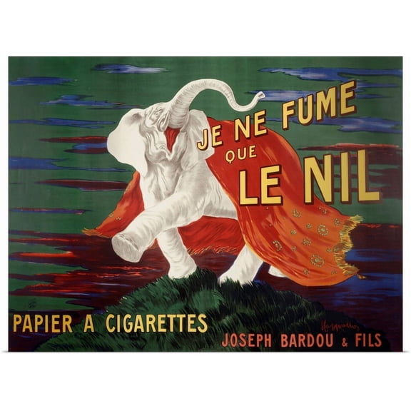 Great BIG Canvas | Rolled Poster Print entitled Papier A Cigarettes