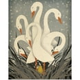 thumbnail image 1 of Great BIG Canvas | Rolled Ryan Fowler Poster Print entitled The Twelve Days of Art - Six Geese-a-laying, 1 of 4
