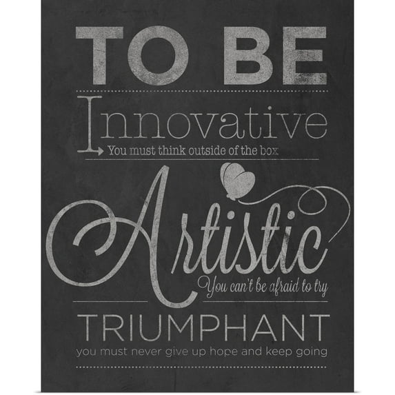 Great BIG Canvas | Rolled SD Graphics Studio Poster Print entitled To Be Innovative