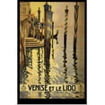 thumbnail image 1 of Great BIG Canvas | Rolled Vintage Apple Collection Poster Print entitled Venise et le Lido - Vintage Travel Advertisement, 1 of 4