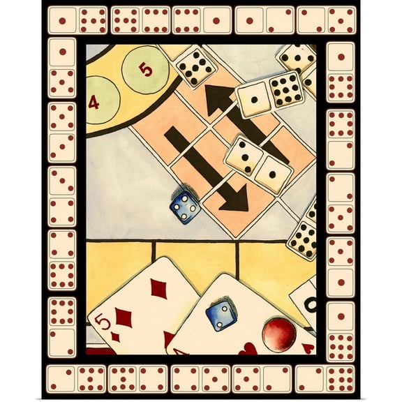 Great BIG Canvas | Rolled Vision Studio Poster Print entitled Gaming I