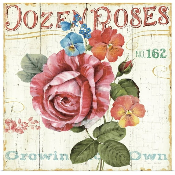 Great BIG Canvas | "Rose Garden II" Art Print - 30x30