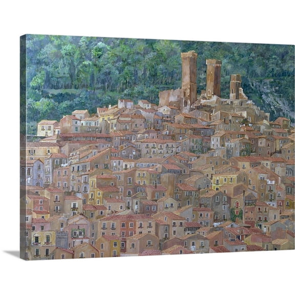 Great BIG Canvas | Rosemary Lowndes Premium Thick-Wrap Canvas entitled Pacentro, Abruzzi, Italy