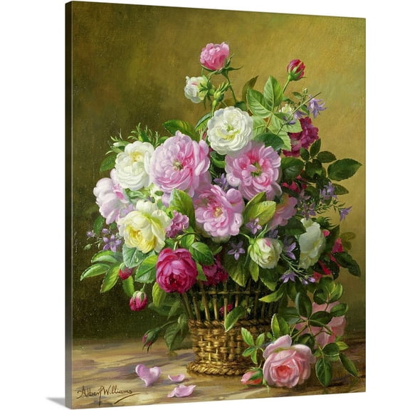 Great BIG Canvas | "Roses" Canvas Wall Art - 24x30