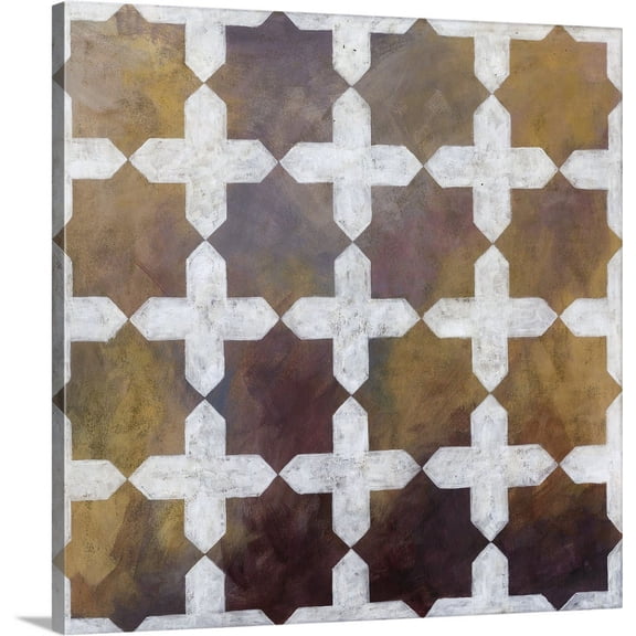 Great BIG Canvas | "Royal Pattern III" Canvas Wall Art - 20x20