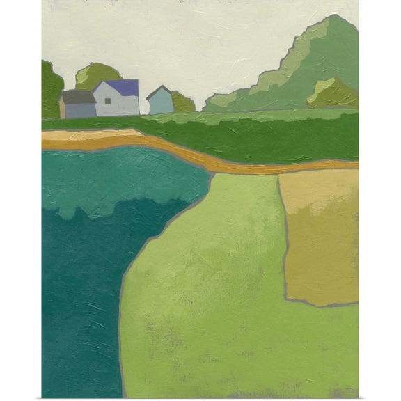 Great BIG Canvas | "Rural Vista II" Art Print - 24x30