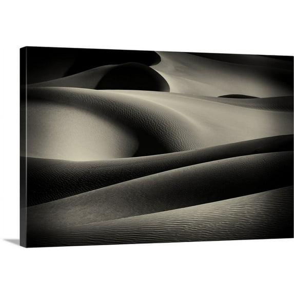 Great BIG Canvas | "Sand Dunes at sunrise" Canvas Wall Art - 48x32