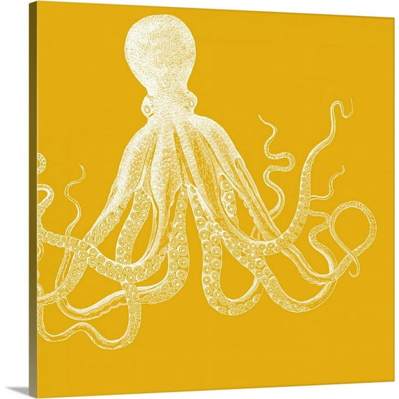 Great BIG Canvas | "Saturated Sea Life I" Canvas Wall Art - 30x30