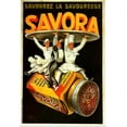 thumbnail image 1 of Great BIG Canvas | "Savora Mustard - Vintage Food  Advertisement" Art Print - 24x36, 1 of 4
