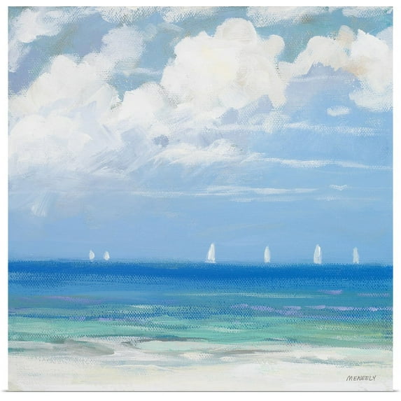 Great BIG Canvas | "Seaside II" Art Print - 24x24