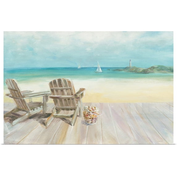GBC | "Seaside Morning no Window" Art Print - 36x24