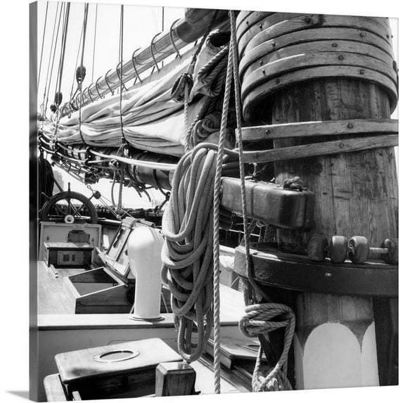 Great BIG Canvas | "Ship Shape I" Canvas Wall Art - 30x30
