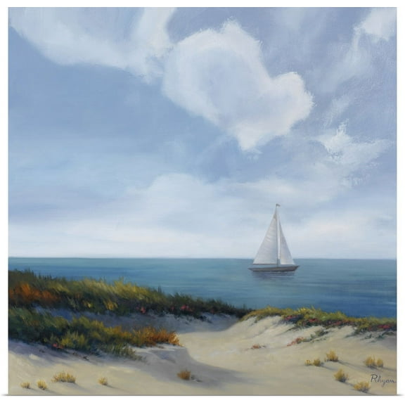 Great BIG Canvas | "Shoreline Marshes II" Art Print - 30x30