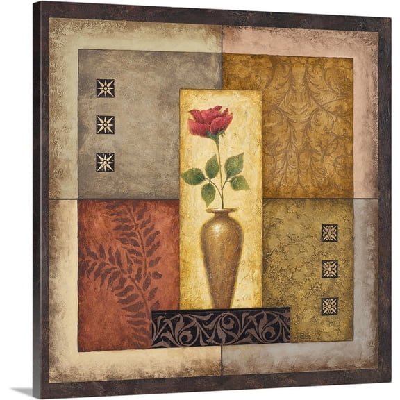 Great BIG Canvas | "Simple Flower I" Canvas Wall Art - 30x30