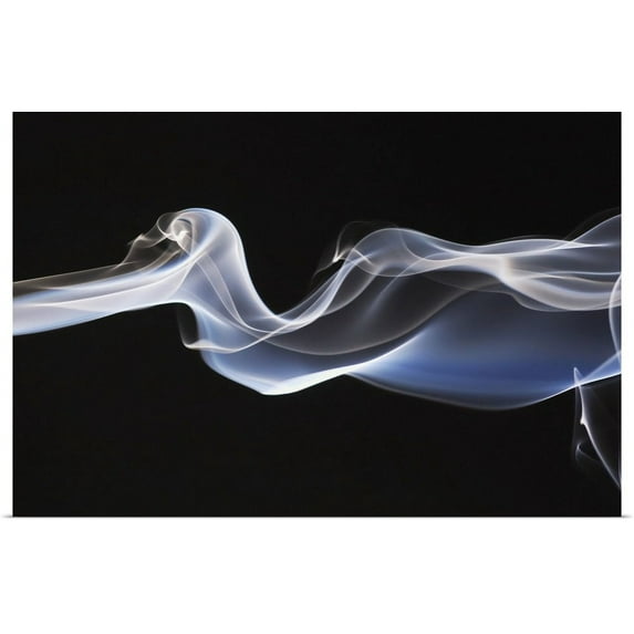 Great BIG Canvas | "Smoke On Black" Art Print - 36x24