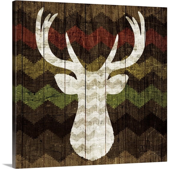 Great BIG Canvas | "Southwest Lodge II" Canvas Wall Art - 20x20
