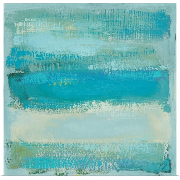 Great BIG Canvas | "Spring Landscape in Blue" Art Print - 20x20