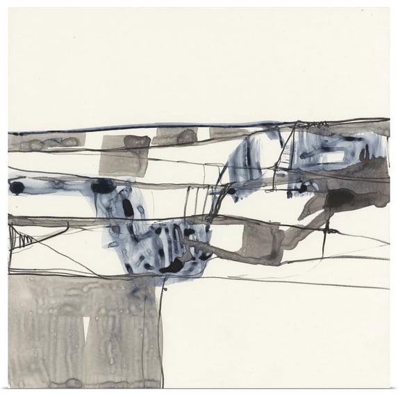 Great BIG Canvas | "Stark Lines I" Art Print - 20x20