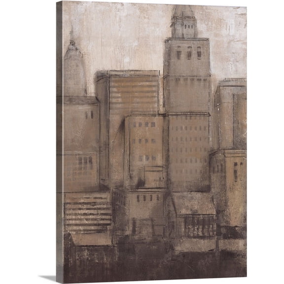 Great BIG Canvas | "Steel Sculptures II" Canvas Wall Art - 18x24