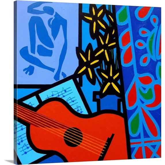 Great BIG Canvas | "Still Life With Matisse II" Canvas Wall Art - 16x16