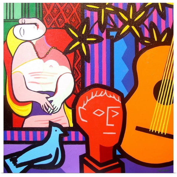 Great BIG Canvas | "Still Life With Picassos Dream" Art Print - 20x20