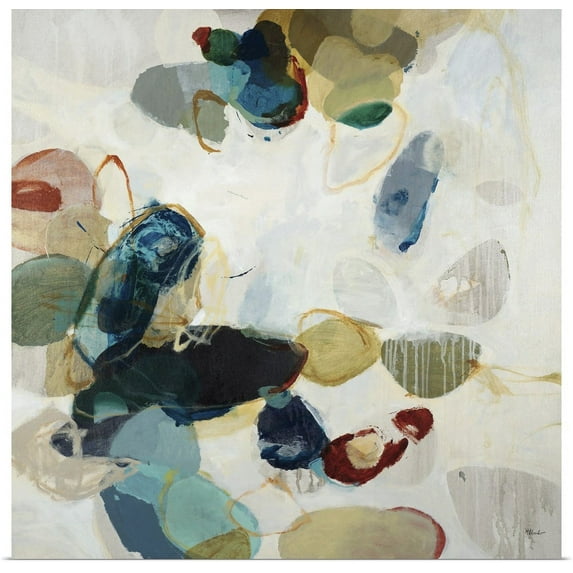 Great BIG Canvas | "Stone Pattern II" Art Print - 16x16