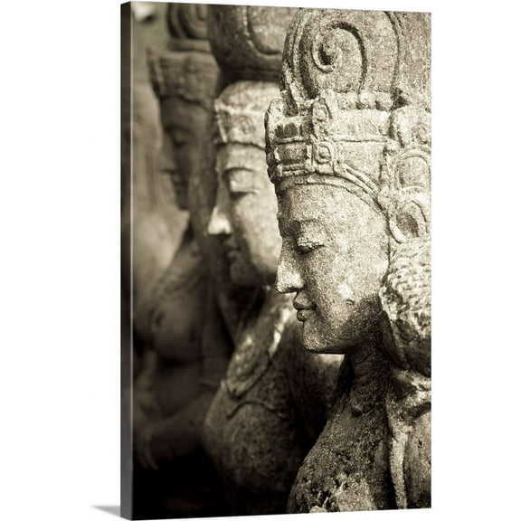 Great BIG Canvas | "Stone Statues, Bali, Indonesia, Asia" Canvas Wall Art - 24x36