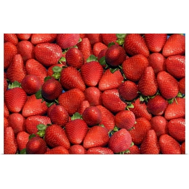 Great BIG Canvas | "Strawberries" Art Print - 24x16