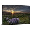 thumbnail image 1 of Great BIG Canvas | "Summer Sunset Over Prairie Wildflowers, Alberta, Canada" Canvas Wall Art - 48x32, 1 of 2