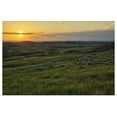 thumbnail image 1 of Great BIG Canvas | "Sunset over Killdeer Badlands in Grasslands National Park, Saskatchewan, Canada" Art Print - 48x32, 1 of 4