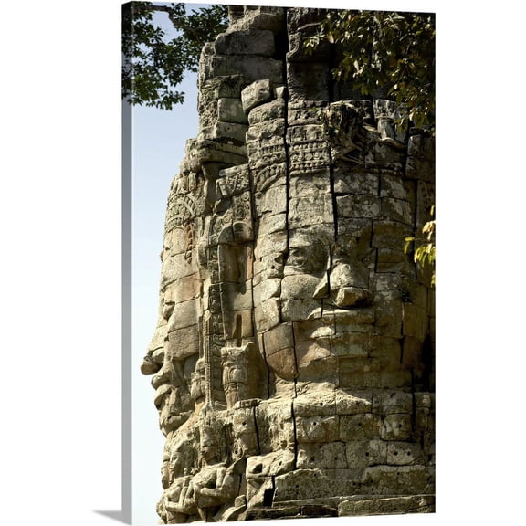 Great BIG Canvas | "Ta Phrom temple, Angkor Wat temple, Cambodia" Canvas Wall Art - 20x30