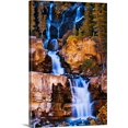 thumbnail image 1 of Great BIG Canvas | "Tangle Falls At Dusk, Jasper National Park, Alberta, Canada" Canvas Wall Art - 16x24, 1 of 2