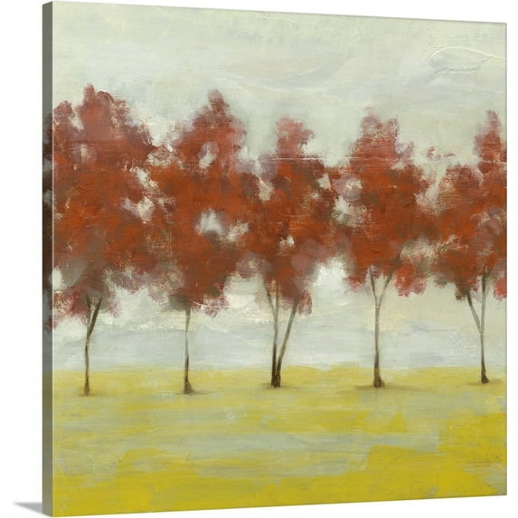 Great BIG Canvas | "Terra Cotta Trees II" Canvas Wall Art - 20x20