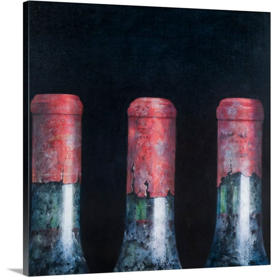 Great BIG Canvas | "Three Dusty Clarets, 2012" Canvas Wall Art - 24x24